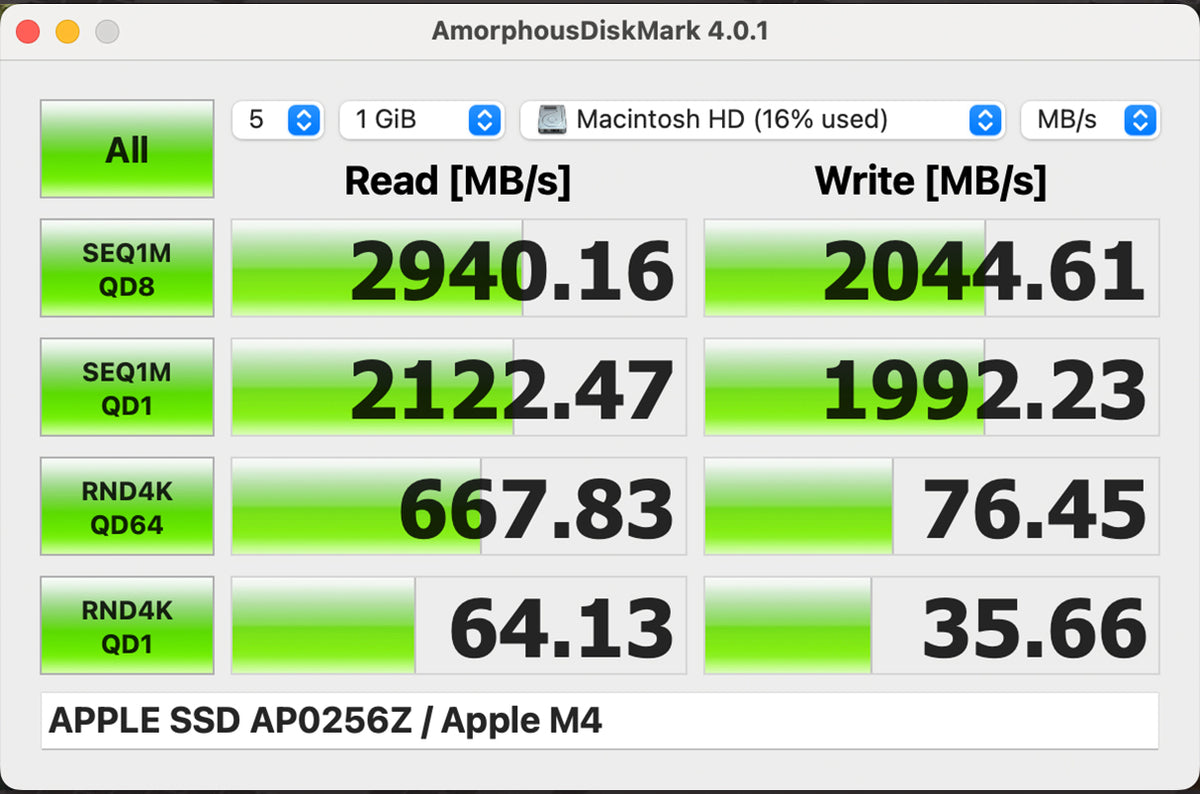 Disk benchmark before upgrade: stock 256GB SSD